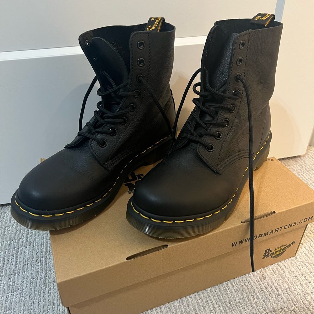 Dr. Martens Black Leather Boots